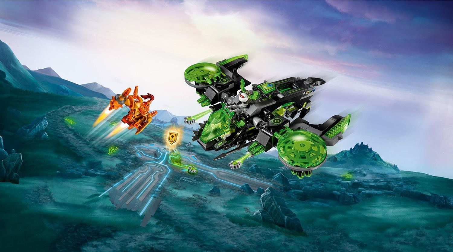 Конструктор Lego Nexo Knights – Неистовый бомбардировщик  